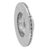 Dynamic Friction 2006-2012 BMW X1 (USA/Canada) Front Left Drilled & Slotted Silver Brake Rotor by Dynamic Friction Company 631-31069L