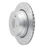 Dynamic Friction 2006-2010 BMW 528i xDrive Rear Right Drilled & Slotted Silver Brake Rotor by Dynamic Friction Company 631-31075R