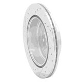 Dynamic Friction 2006-2015 BMW 325ix Rear Right Drilled & Slotted Silver Brake Rotor by Dynamic Friction Company 631-31081R