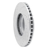 Dynamic Friction 2007-2008 BMW Alpina B7 Front Right Drilled & Slotted Silver Brake Rotor by Dynamic Friction Company 631-31083R