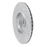 Dynamic Friction 2007-2008 BMW Alpina B7 Rear Right Drilled & Slotted Silver Brake Rotor by Dynamic Friction Company 631-31084R