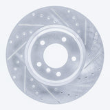 Dynamic Friction 2006-2013 BMW 135i Front Right Drilled & Slotted Silver Brake Rotor by Dynamic Friction Company 631-31085R