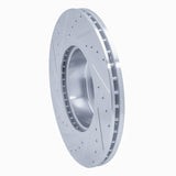 Dynamic Friction 2006-2013 BMW 135i Front Right Drilled & Slotted Silver Brake Rotor by Dynamic Friction Company 631-31085R