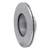 Dynamic Friction 2007-2021 BMW X1 (USA/Canada) Front Right Drilled & Slotted Silver Brake Rotor by Dynamic Friction Company 631-31089R