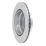 Dynamic Friction 2008-2013 BMW 135i Rear Right Drilled & Slotted Silver Brake Rotor by Dynamic Friction Company 631-31090R