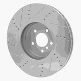 Dynamic Friction 2009-2017 BMW 750Li Right Front Drilled & Slotted Silver Brake Rotor by Dynamic Friction Company 631-31093D