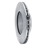 Dynamic Friction 2009-2016 BMW Z4 Front Left Drilled & Slotted Silver Brake Rotor by Dynamic Friction Company 631-31096L
