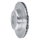 Dynamic Friction 2009-2016 BMW Z4 Front Right Drilled & Slotted Silver Brake Rotor by Dynamic Friction Company 631-31096R