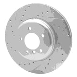 Dynamic Friction 2011-2016 BMW Z4 Front Left Drilled & Slotted Silver Brake Rotor by Dynamic Friction Company 631-31105L