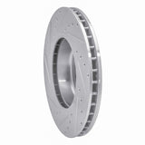 Dynamic Friction 2011-2016 BMW Z4 Front Right Drilled & Slotted Silver Brake Rotor by Dynamic Friction Company 631-31105R