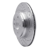 Dynamic Friction 2012-2020 BMW 440i Coupe Rear Right Drilled & Slotted Silver Brake Rotor by Dynamic Friction Company 631-31109R