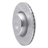 Dynamic Friction 2012-2020 BMW 328i Rear Right Drilled & Slotted Silver Brake Rotor by Dynamic Friction Company 631-31113R
