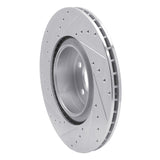 Dynamic Friction 2012-2020 BMW 328i Rear Right Drilled & Slotted Silver Brake Rotor by Dynamic Friction Company 631-31113R