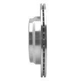 Dynamic Friction 2006-2020 BMW X1 (USA/Canada) Rear Left Drilled & Slotted Silver Brake Rotor by Dynamic Friction Company 631-31117L