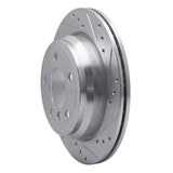 Dynamic Friction 2006-2020 BMW X1 (Mexico) Rear Right Drilled & Slotted Silver Brake Rotor by Dynamic Friction Company 631-31117R