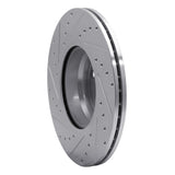 Dynamic Friction 2012-2018 BMW 428i Front Right Drilled & Slotted Silver Brake Rotor by Dynamic Friction Company 631-31121R