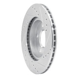 Dynamic Friction 2014-2021 BMW i3 Front Left Drilled & Slotted Silver Brake Rotor by Dynamic Friction Company 631-31123L