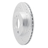 Dynamic Friction 2014-2021 BMW i3 Front Right Drilled & Slotted Silver Brake Rotor by Dynamic Friction Company 631-31123R