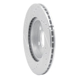 Dynamic Friction 2014-2021 BMW i3 Front Right Drilled & Slotted Silver Brake Rotor by Dynamic Friction Company 631-31123R
