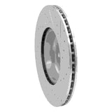 Dynamic Friction 2016-2025 BMW 740i Rear Left Drilled & Slotted Silver Brake Rotor by Dynamic Friction Company 631-31130L