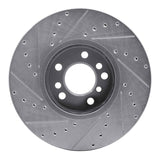 R1 Concepts 2000-2006 BMW X5 Front Right Drilled & Slotted Silver Brake Rotor by R1 Concepts 631-31135R