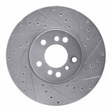 R1 Concepts 2000-2006 BMW X5 Front Right Drilled & Slotted Silver Brake Rotor by R1 Concepts 631-31135R