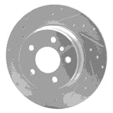 R1 Concepts 2000-2006 BMW X5 Rear Left Drilled & Slotted Silver Brake Rotor by R1 Concepts 631-31136L