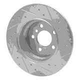 R1 Concepts 2000-2006 BMW X5 Rear Left Drilled & Slotted Silver Brake Rotor by R1 Concepts 631-31136L