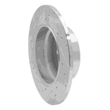 R1 Concepts 2000-2006 BMW X5 Rear Right Drilled & Slotted Silver Brake Rotor by R1 Concepts 631-31136R