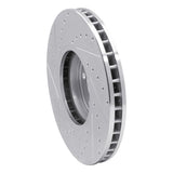 Dynamic Friction 2002-2006 BMW X5 Front Right Drilled & Slotted Silver Brake Rotor by Dynamic Friction Company 631-31137R