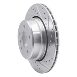 Dynamic Friction 2002-2006 BMW X5 Rear Right Drilled & Slotted Silver Brake Rotor by Dynamic Friction Company 631-31138R