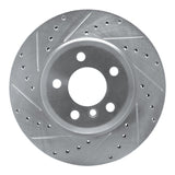 Dynamic Friction 2004-2010 BMW X3 Front Left Drilled & Slotted Silver Brake Rotor by Dynamic Friction Company 631-31139L
