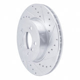Dynamic Friction 2004-2010 BMW X3 Front Right Drilled & Slotted Silver Brake Rotor by Dynamic Friction Company 631-31139R
