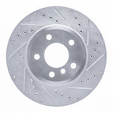 Dynamic Friction 2004-2010 BMW X3 Front Right Drilled & Slotted Silver Brake Rotor by Dynamic Friction Company 631-31139R