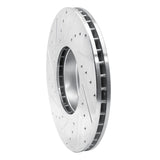Dynamic Friction 2007-2019 BMW X5 Front Right Drilled & Slotted Silver Brake Rotor by Dynamic Friction Company 631-31144R