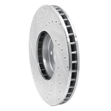 Dynamic Friction 2008-2019 BMW X5 Front Right Drilled & Slotted Silver Brake Rotor by Dynamic Friction Company 631-31145R