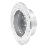R1 Concepts 1988-1990 BMW 325ix Rear Left Drilled & Slotted Silver Brake Rotor by R1 Concepts 631-31161L