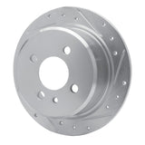 R1 Concepts 1988-1990 BMW 325ix Rear Right Drilled & Slotted Silver Brake Rotor by R1 Concepts 631-31161R