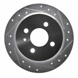 R1 Concepts 1988-1990 BMW 325ix Rear Right Drilled & Slotted Silver Brake Rotor by R1 Concepts 631-31161R