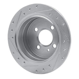 R1 Concepts 1988-1990 BMW 325ix Rear Right Drilled & Slotted Silver Brake Rotor by R1 Concepts 631-31161R