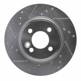 R1 Concepts 02-06 Mini Countryman And Paceman) Front Left Drilled & Slotted Silver Brake Rotor by R1 Concepts RNC-631-32001L