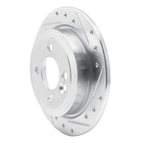 Dynamic Friction 2002-2015 MINI Cooper (Excl Clubman) Rear Right Drilled & Slotted Silver Brake Rotor by Dynamic Friction Company 631-32003R
