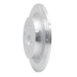 Dynamic Friction 2009-2014 Mini Cooper Clubman Rear Right Drilled & Slotted Silver Brake Rotor by Dynamic Friction Company 631-32007R