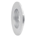 Dynamic Friction 2009-2014 Mini Cooper Clubman Rear Right Drilled & Slotted Silver Brake Rotor by Dynamic Friction Company 631-32007R