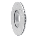 Dynamic Friction 2011-2016 MINI Cooper Countryman Front Right Drilled & Slotted Silver Brake Rotor by Dynamic Friction Company 631-32009R
