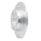 Dynamic Friction 2011-2016 MINI Cooper Countryman Rear Right Drilled & Slotted Silver Brake Rotor by Dynamic Friction Company 631-32010R