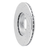 Dynamic Friction 2011-2016 MINI Cooper Paceman Front Right Drilled & Slotted Silver Brake Rotor by Dynamic Friction Company 631-32011R