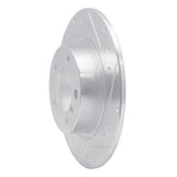 Dynamic Friction 2013-2016 MINI Cooper Countryman Rear Right Drilled & Slotted Silver Brake Rotor by Dynamic Friction Company 631-32012R
