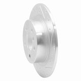 Dynamic Friction 2014-2025 BMW 220i (Mexico) Rear Right Drilled & Slotted Silver Brake Rotor by Dynamic Friction Company 631-32016R