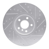 R1 Concepts 15-19 Mini Cooper Clubman Front Left Drilled & Slotted Silver Brake Rotor by R1 Concepts RNC-631-32019L